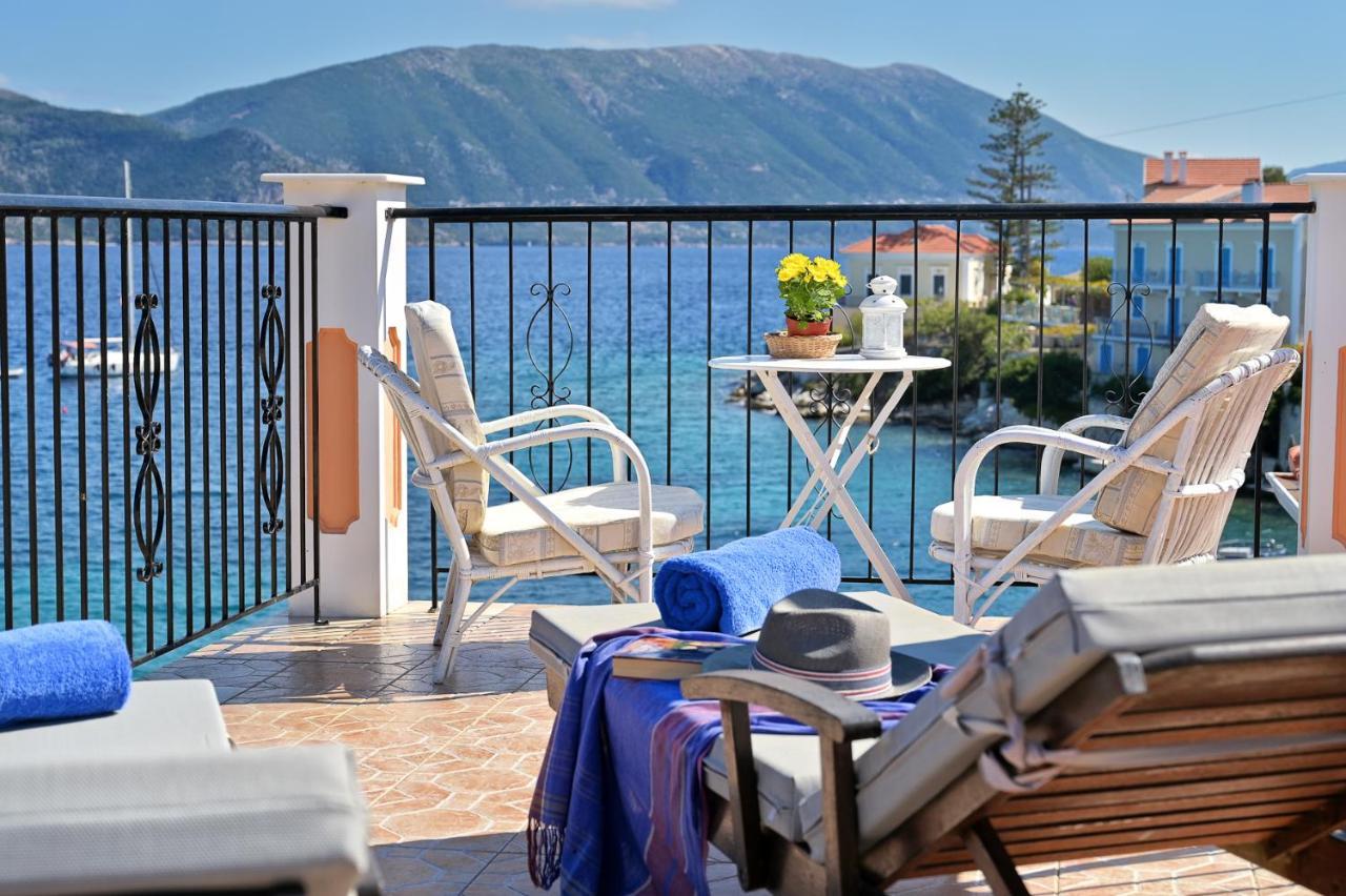 Villa Ireni Waterfont Fiskardo Bagian luar foto
